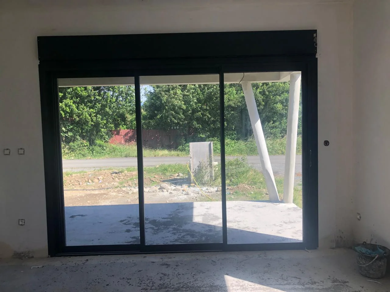 Baie vitrée coulissante aluminium sur mesure