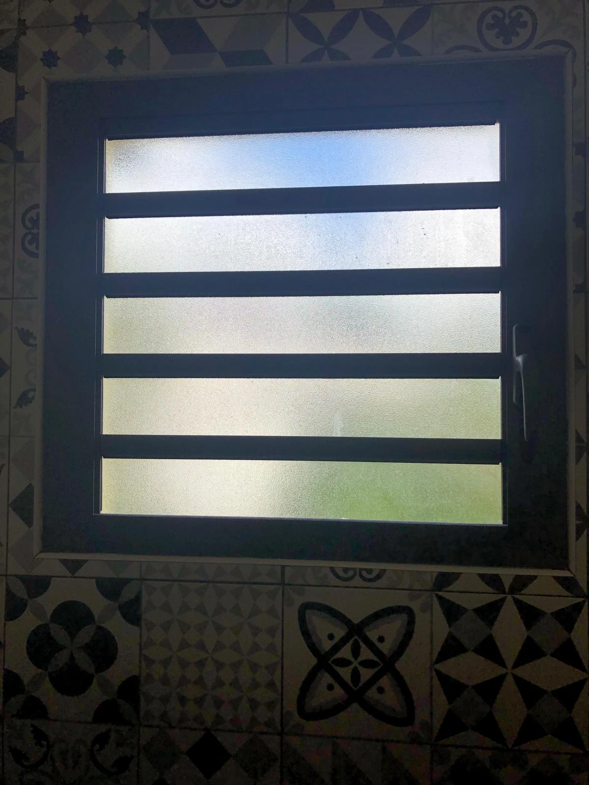 Jalousie aluminium noire