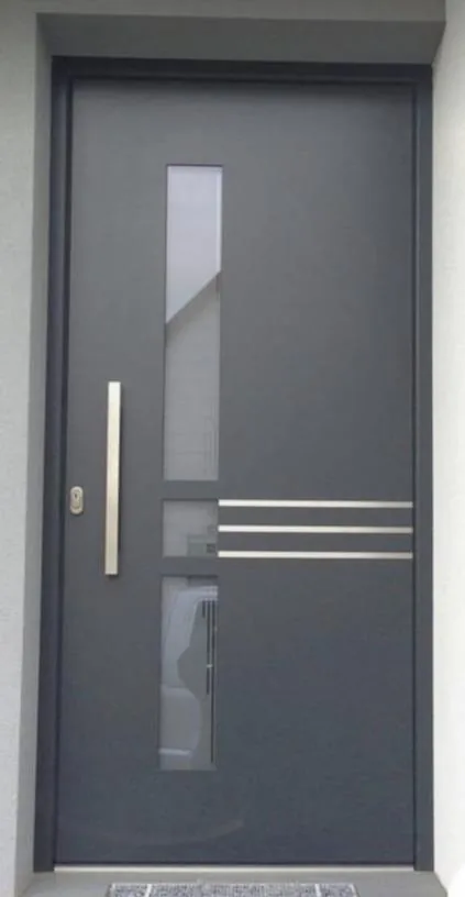 Porte d'entrée aluminium sur mesure
